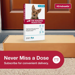 K9 Advantix™ for Medium Dogs – 2-Month Supply