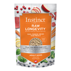 INSTINCT DOG FREEZE-DRIED LONGEVITY GRAIN FREE 9.5OZ