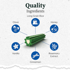 Ark Naturals Extreme Clean Brushless Toothpaste for Large Breeds, 18 oz Bag, Long-Lasting Dog Dental Chew with Toothpaste Center, Freshen Breath, Reduce Plaque & Tartar