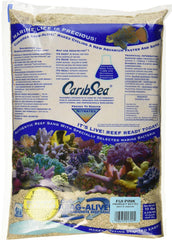 Caribsea Arag-Alive Fiji Aquarium Sand, 10-Pound, Pink