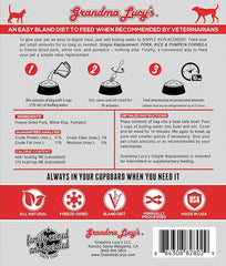 Grandma Lucy's Simple Replacement Pork, Rice and Pumpkin