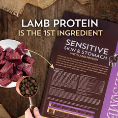 Sensitive Skin & Stomach with Lamb Protein & Ancient Grains Dry Food for Dogs & Puppies (30 lb. Bag)