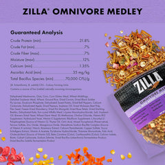 Zilla Pet Reptile Mix Omnivore Food Medley Diet, 4 oz
