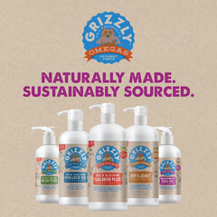 Grizzly Pet Products Krill Oil Liquid Antioxidant Product for Dogs and Cats, 8 Ounce