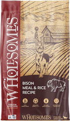 Wholesomes Bison Meal & Rice Dry Dog Food (35 lb. Bag)