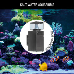 Sicce Shark Nano Protein Skimmer 150 up to 40 Gallon Saltwater Aquariums | Ultra Quiet Pump, Adjustable, Compact, Small Aquarium Marine Reef Tank