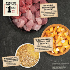 ACANA Wholesome Grains Dry Dog Food, Red Meat and Grains, Gluten Free, Beef, Pork, and Lamb Recipe