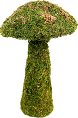 Galapagos SuperMoss (55271) Deco Moss Small Mushroom, 11", Fresh Green