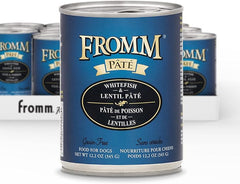 Fromm Whitefish & Lentil Pate Dog Food - Premium Wet Dog Food - Whitefish Recipe - Case of 12 Cans