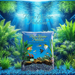 Blue Lagoon Aquarium Gravel - Non-Toxic, Colorfast, Vibrant Substrate for Aquariums, Terrariums, Ponds & Crafts