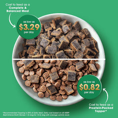 Farmland Traditions The Good List Air-Dried Dog Food, Premium Beef & Bone Broth for Dogs, Protein Rich & Grain-Free Nutrition