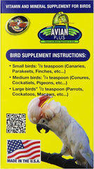 Zoo Med Laboratories Bzma374 Avian Plus Bird Vitamins, 4 oz