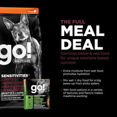 Go! Solutions Sensitivities Limited Ingredients, Grain-Free Dry Dog Food, Lamb Recipe for Sensitive Stomach