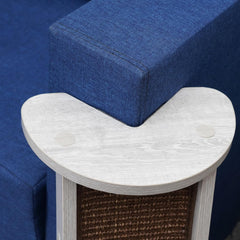 Petpals Pack of 2 Cat Sofa Corner Protector with Built-in Sisal Cat Scratcher, Scratching Pad - Wafer, Medium