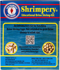 San Francisco Bay Brand Shrimpery Brine Shrimp Kit for Hatching Baby Brine Shrimp Eggs | Excellent Food Source Baby Aquarium Fish, Freshwater, Reef & Saltwater Marine Tank Hatchery Kit