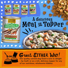 Fromm Frommbalaya Turkey, Vegetable, & Rice Stew Dog Food - Premium Wet Dog Food - Turkey Recipe - Case of 12 Cans