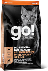 Go! Solutions Digestion + Gut Health, Dry Cat Food, Salmon Recipe with Ancient Grains