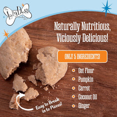 Lazy Dog Cookie Co.. Ginger Glazed Pumpkin Carrot - Crunchy Baked Dog Treat 14oz