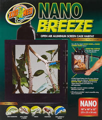 Zoo Med Labs Nano Breeze Alumuninum Screen Cage