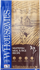 Wholesomes Whitefish Meal & Rice Dry Dog Food 40 lb