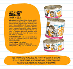 Weruva Best Feline Friend (B.F.F.) Grain-Free Cat Food, Tuna & Salmon Soulmates