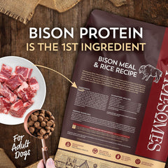 Wholesomes Bison Meal & Rice Dry Dog Food (35 lb. Bag)