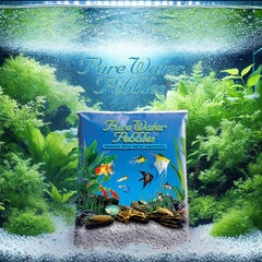 Snow White Aquarium Gravel - 25 lbs - Non-Toxic, Colorfast, Vibrant Substrate for Aquariums, Terrariums, Ponds & Crafts