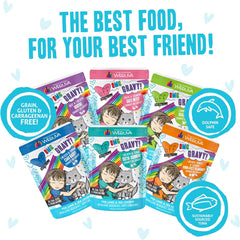 Weruva B.F.F. OMG - Best Feline Friend Oh My Gravy!, Variety Pack, Potluck O' Pouches, Wet Cat Food