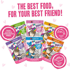 Weruva B.F.F. OMG - Best Feline Friend Oh My Gravy!, Rainbow A Gogo Variety Pack! Cat Food