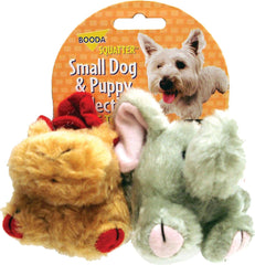 BOODA Pet Products Squatter Moose/Elephant Dog Toy (2 Pack)