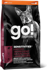 Go! Solutions Sensitivities Limited Ingredients, Grain-Free Dry Dog Food, Lamb Recipe for Sensitive Stomach