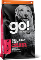 Go! Solutions Skin + Coat Care, Dry Dog Food, Lamb Recipe with Grains