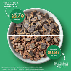 Farmland Traditions The Good List Air-Dried Dog Food, Premium Chicken & Bone Broth for Dogs, Protein Rich & Grain-Free Nutrition