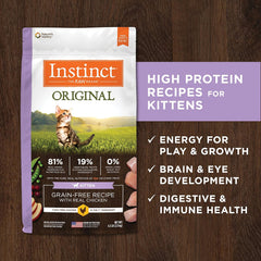 Instinct® Original Grain Free Recipe with Real Chicken Kitten Food