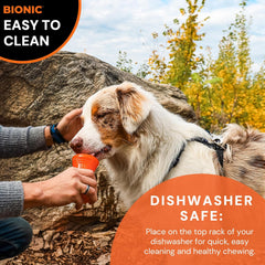 BIONIC Bone Dog Toy, Large - Interactive Dog Chew Toy That Stands Up to The Toughest Chewers