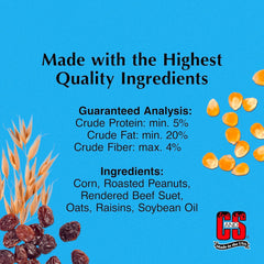 C&S Woodpecker Suet Nuggets 27 Ounces