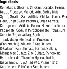 SmartBones Rawhide-Free Peanut Butter Mini Bones 16 Count