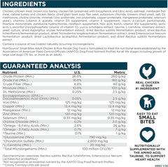 NutriSource Adult Chicken & Rice Small Bites Dog Food 5lb