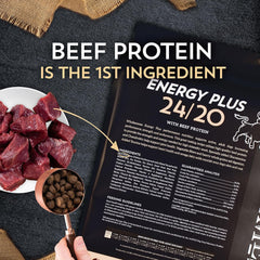 Energy Plus with Beef Protein 24/20 Dry Food for Adult Dogs 40 lb