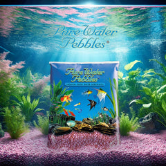 Aquarium Gravel - 5 lbs - Vibrant Neon Color, Natural Composition, Easy Maintenance, Ideal for Freshwater & Planted Tanks