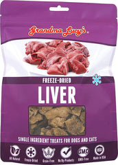 Grandma Lucy's Singles Freeze Dried Liver Single Ingredient Pet Treats