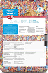 Kaytee Clean & Cozy Colors, Small Animal Bedding with Extreme Odor Control, Kaleidoscope, 49.2 Liters