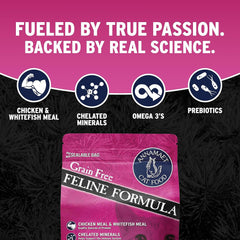 Annamaet Grain-Free Feline Formula Dry Cat Food, (Chicken & Fish), Bag