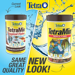 TETTT TetraMin Tropical Flakes, Nutritionally Balanced Fish Food