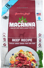 Grandma Lucy’s® Macanna™ Freeze Dried Grain Free Beef Recipe Dog Food