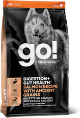 Go! Solutions Digestion + Gut Health, Dry Dog Food, Salmon Recipe with Ancient Grains