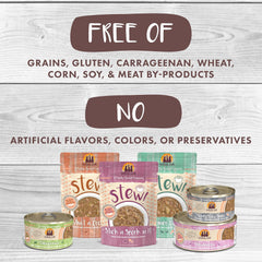 Weruva Classic Cat Stews!, Kettle Call with Beef, Chicken & Salmon in Gravy (Pack of 12)