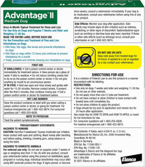 Elanco Advantage II Dog Vet-Recommended Flea Treatment & Prevention | 4-Month Supply