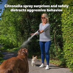 PetSafe SprayShield Animal Deterrent Spray (2.4 Oz / 71 ML) Dog Spray Self Defense Compact Design for Portability, Belt Clip for Easy Carry, Releases Surprising Burst, Citronella