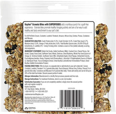 Kaytee Granola Bites with Super Foods Granola Bites and Flax for Pet Birds Conure, Cockatiel, Lovebird, Parakeet, Amazon, African Grey, Ecletus, Pionus, Cockatoos and Macaws, 4.50 Ounce (Pack of 1)